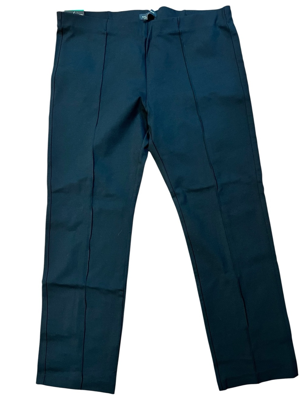 NEW Banana Republic Women's Black Tailored Seamed Stretch Ponte Pants - Size XL